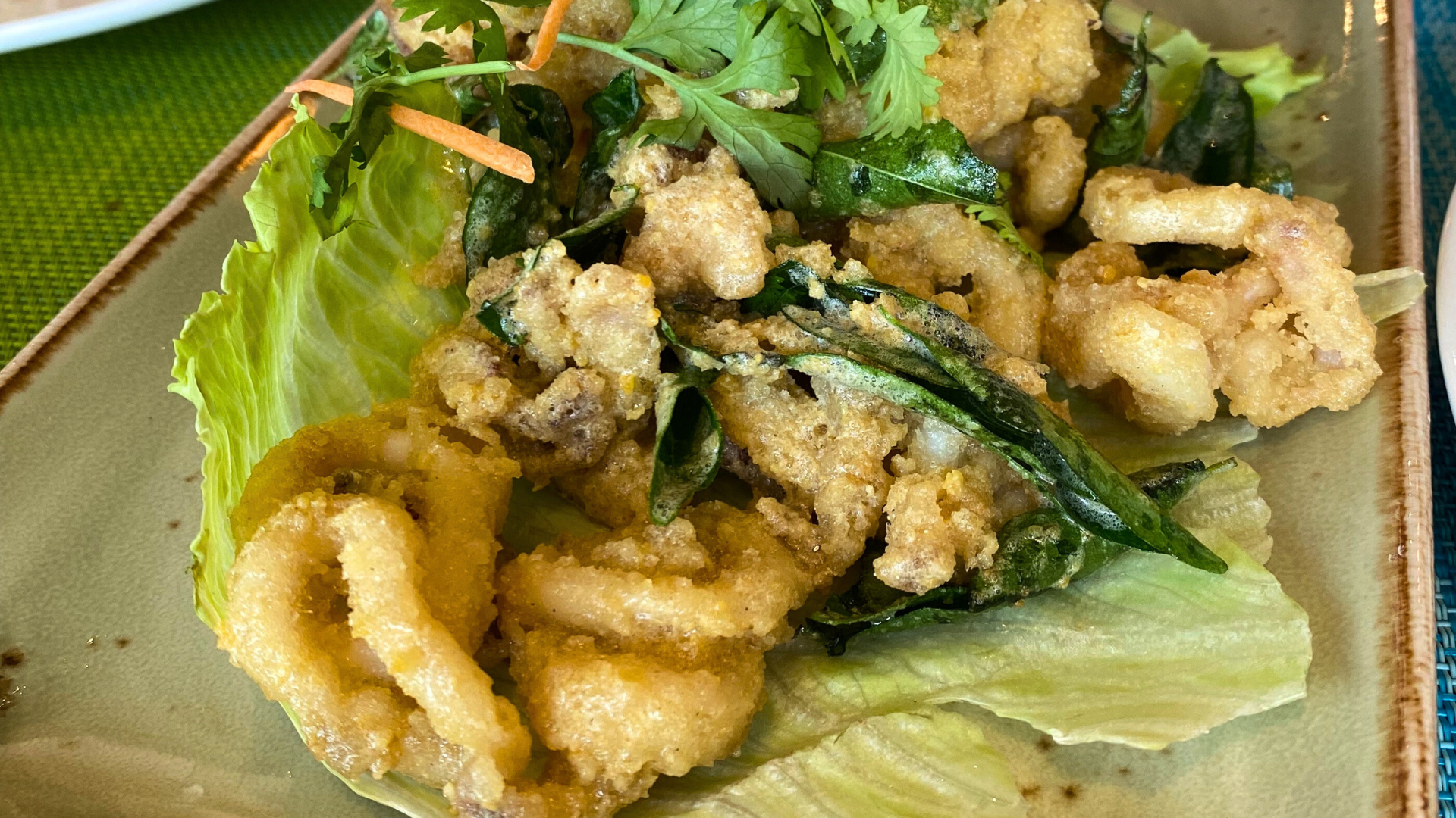 Malaysian-Style Salted Egg Calamari