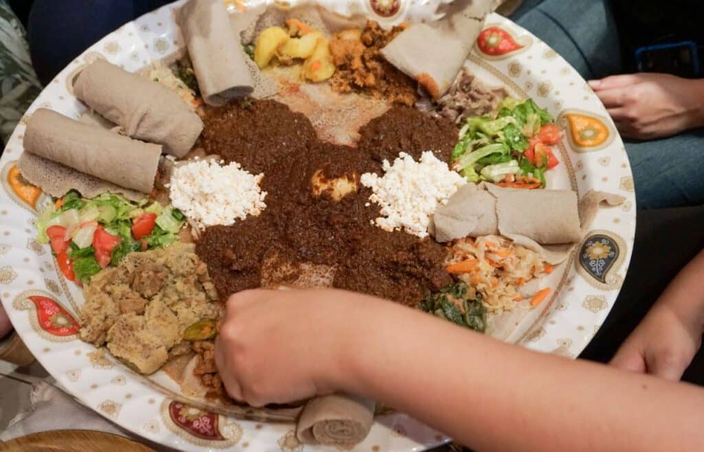 Ethiopian Fasting Platter